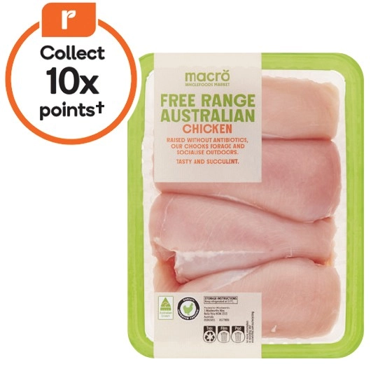 Macro Free Range Australian Fresh RSPCA Approved Chicken Breast Fillets Skinless Bulk Tray – From the Meat Dept