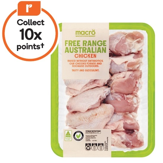 Macro Free Range Australian Fresh RSPCA Approved Chicken Wing Nibbles – From the Meat Dept