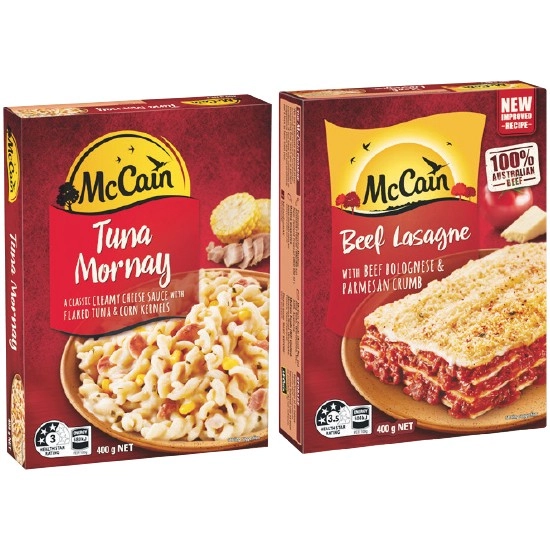 McCain Frozen Meal Varieties 375-400g