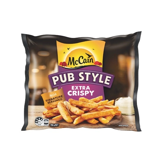 McCain Pub Style Chips or Wedges 750g or Healthy Choice Chips 1 kg