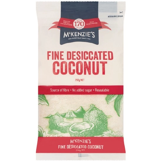 McKenzie’s Fine Desiccated Coconut 250g