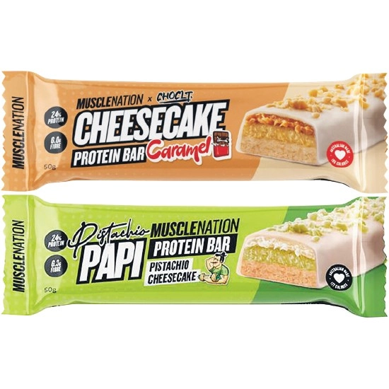 Muscle Nation Cheesecake or Custard Bar 50-60g#