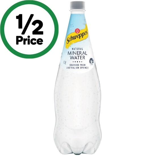 Schweppes Mineral Water Varieties 1.1 Litre