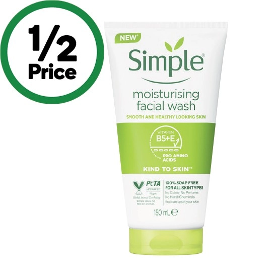 Simple Kind to Skin Moisturising Facial Wash 150ml