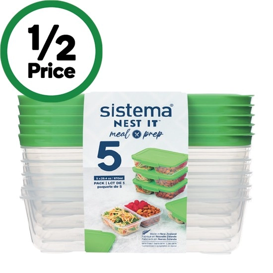 Sistema Nest It Container 870ml Pk 5