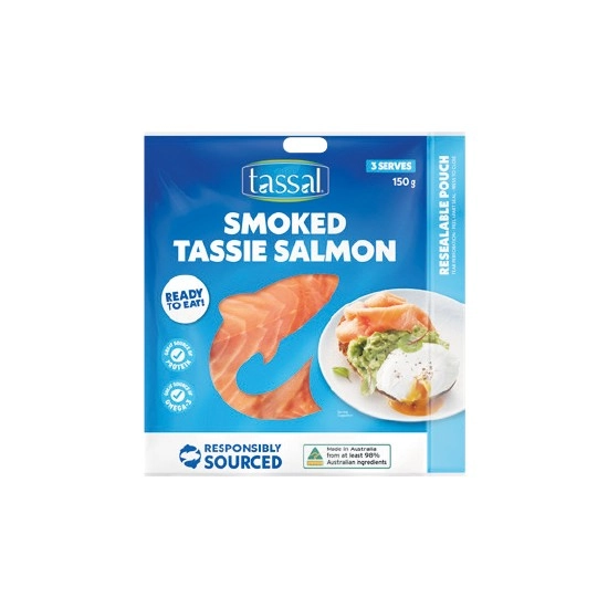 Tassal Smoked Tassie Salmon 150g – From the Seafood Fridge