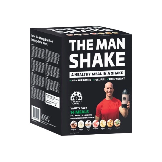 The Man or Lady Shake Meal Replacement Variety Pk 14#