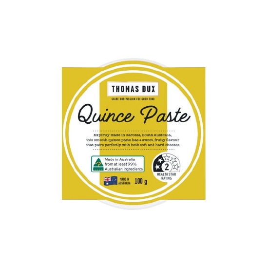 Thomas Dux Quince Paste 100g – From the Deli