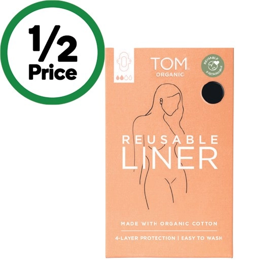 TOM Organic Reusable Liner Pk 1