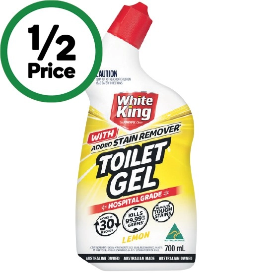 White King Stain Remover Toilet Gel 700ml