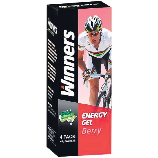 Winners Sports Nutrition Energy Gel Pk 4