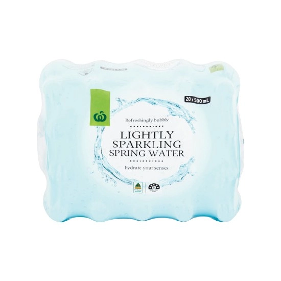 Woolworths Lightly Sparkling Spring Water 20 x 500ml