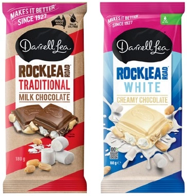 Darrell Lea Chocolate Block 160-180g Selected Varieties