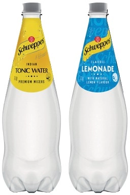 Schweppes Mixers, Soft Drinks or Natural Mineral Water 1.1 Litre Selected Varieties