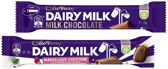 Cadbury Medium Bars 30‑50g, Roll 40‑55g, Fry’s Turkish Delight 50g or Toblerone 50g Selected Varieties