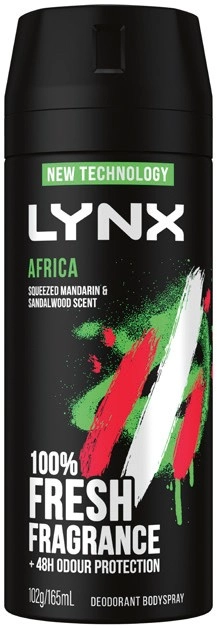 Lynx Deodorant Body Spray or Antiperspirant 165mL Selected Varieties