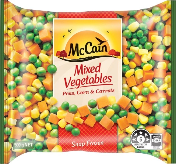 McCain Frozen Mixed Vegetables 500g Selected Varieties