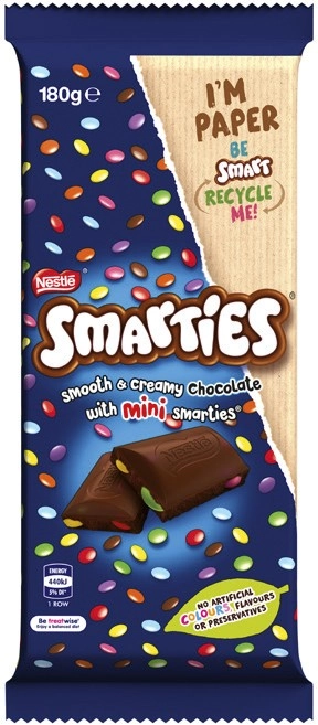 Nestlé Chocolate Blocks 118‑180g, M&M’s 120‑180g, Pods 160g, Maltesers 120‑140g, Skittles 190‑200g, Skittles Giants 132‑170g or Skittles Fruit Cloudz 120g Share Pack Selected Varieties