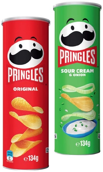 Pringles Chips 118‑134g Selected Varieties