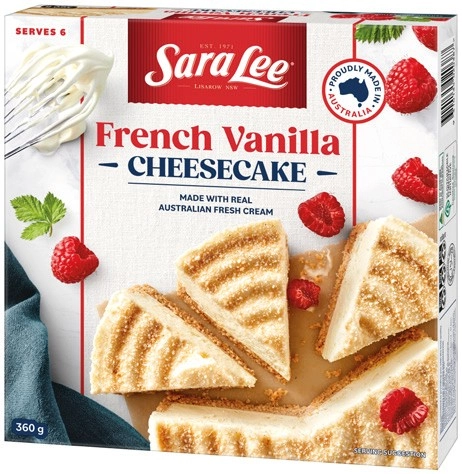 Sara Lee Cheesecake 360‑410g Selected Varieties