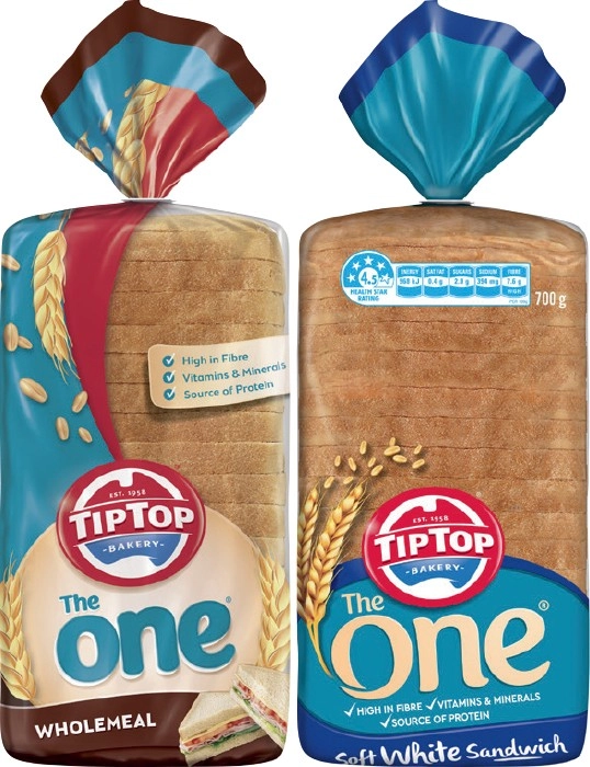 Tip Top The One Bread 700g Selected Varieties