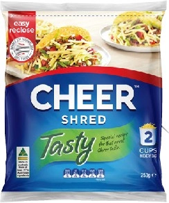 Cheer Tasty Shred Cheese 250g