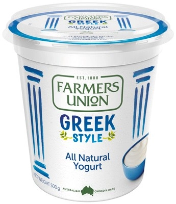 Farmers Union Greek Style Yogurt 500g Selected Varieties