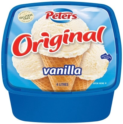 Peters Original Ice Cream 4 Litre Selected Varieties