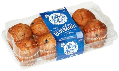 The Happy Muffin Co. Muffins 8 Pack Selected Varieties