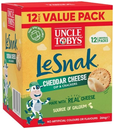 Uncle Tobys Le Snak 12 Pack Selected Varieties