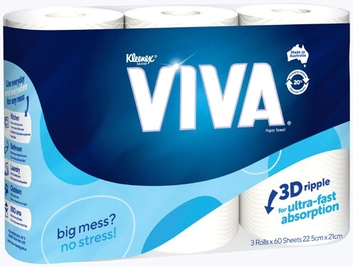 Viva Paper or Cooking Towel 3 Pack Selected Varieties