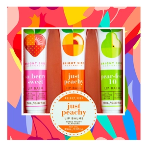 BrightLife Lip Balm Trio - Just Peachy 3 Piece Set