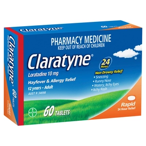 Claratyne Hayfever & Allergy Relief 60 Tablets