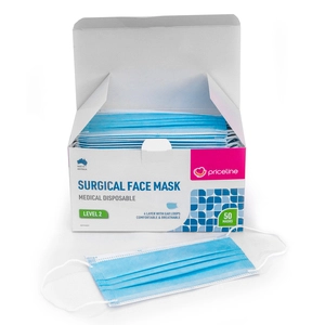 Priceline Surgical Face Masks Level 2 50 Masks