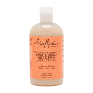 SheaMoisture Coconut & Hibiscus Curl & Shine Shampoo 384mL