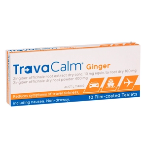 Travacalm Ginger 10 Tablets