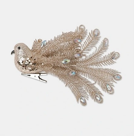 Luxe Bejewelled Glitter Bird Clip