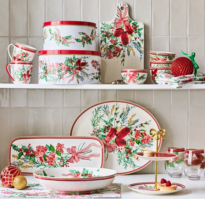 Maxwell & Williams Festive Flora Serveware