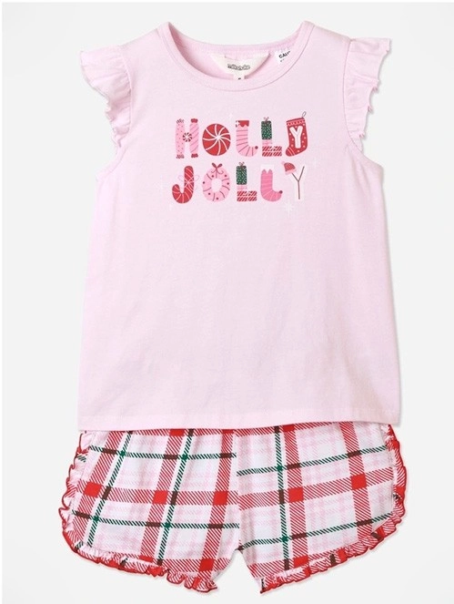 Milkshake Holly Jolly Christmas PJ set