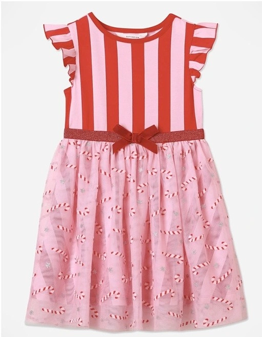 Myer Giftorium Candy Cane Tutu Dress