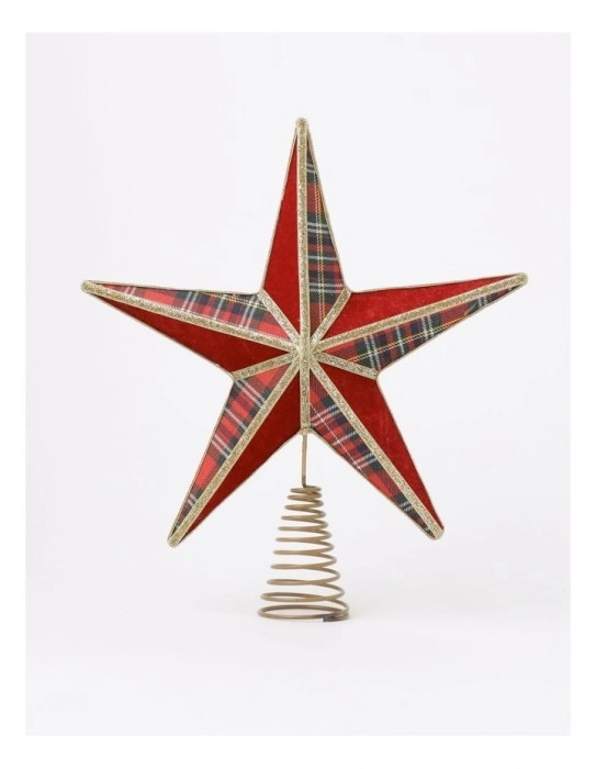 Myer Giftorium Heirloom Tartan Star Tree Topper