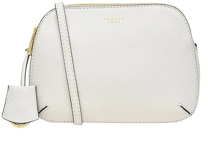 Radley Duke Place Zip Top Crossbody Bag in Chalk