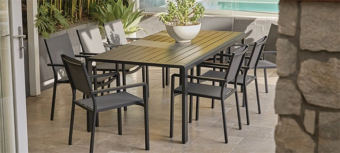 Fraser Outdoor 8 Seater Dining Table with Fraser Chairs