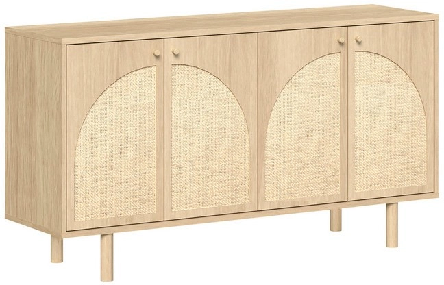 Maive 4 Door Rattan Buffet