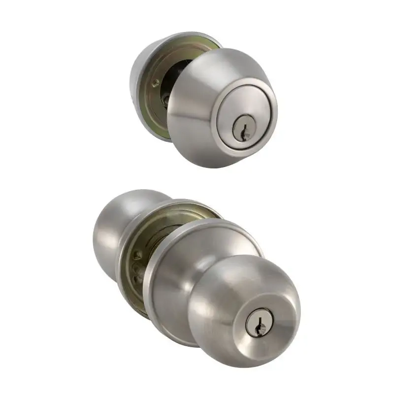 Buy Right® Handle Knob Entry Combo In Stainless Steel