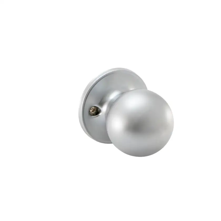 Buy Right® Knob Entrance Set in Satin Chrome