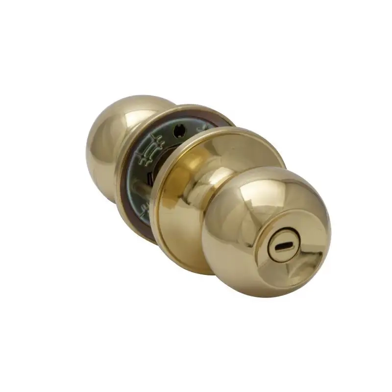 Buy Right® Knob Privacy Set in Brushed Brass