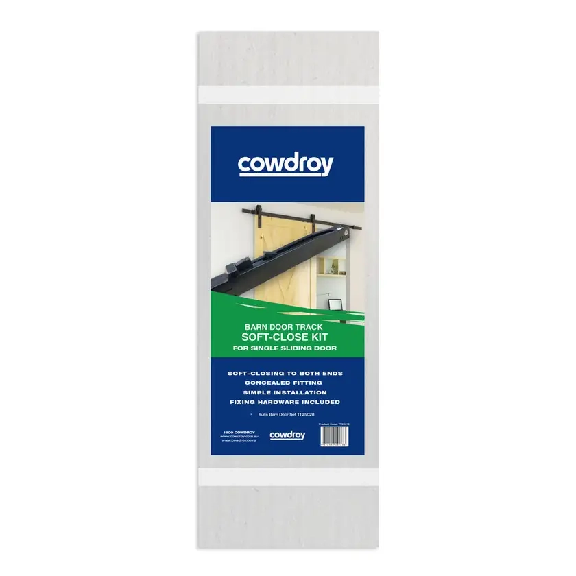 Cowdroy Barn Door Soft-Close Kit - Black