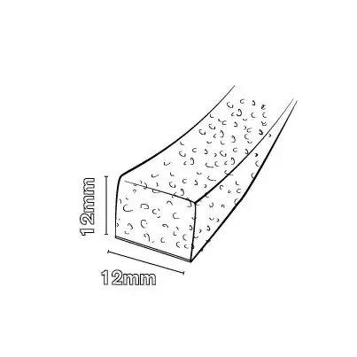 Cowdroy Foam Window Seal (12 x 12 x 2500)