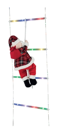 3m Climbing Santa Ladder Light